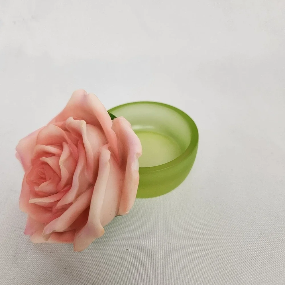 Brand New Ibis and Orchid Trinket Keepsake Box for jewelry - Pink Rose 13003